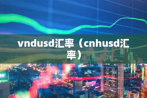 vndusd汇率（cnhusd汇率）