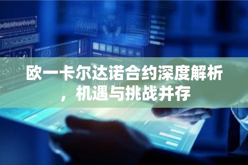 欧一卡尔达诺合约深度解析，机遇与挑战并存