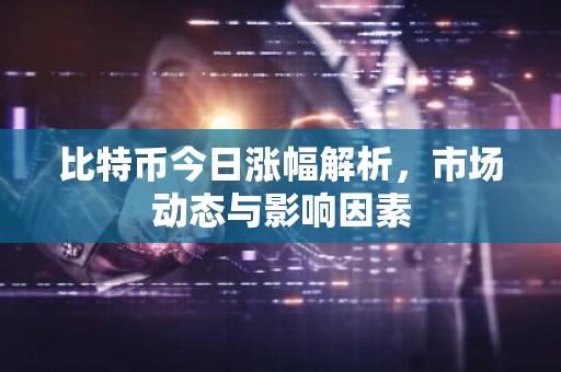 比特币今日涨幅解析，市场动态与影响因素