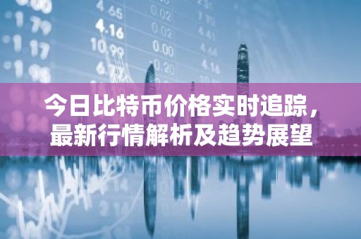今日比特币价格实时追踪，最新行情解析及趋势展望