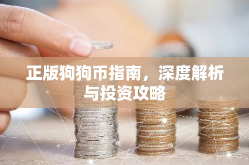 正版狗狗币指南，深度解析与投资攻略