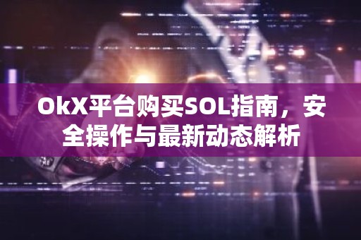 OkX平台购买SOL指南，安全操作与最新动态解析