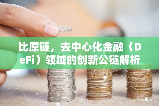 比原链，去中心化金融（DeFi）领域的创新公链解析