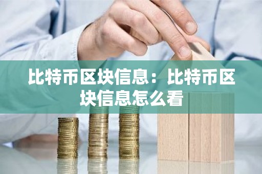 比特币区块信息：比特币区块信息怎么看
