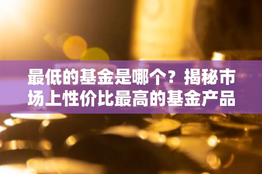 最低的基金是哪个？揭秘市场上性价比最高的基金产品