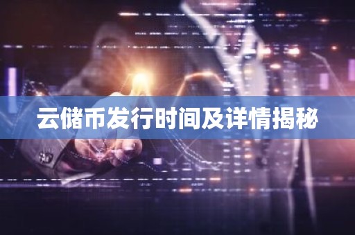 云储币发行时间及详情揭秘