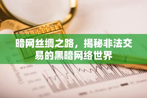 暗网丝绸之路，揭秘非法交易的黑暗网络世界