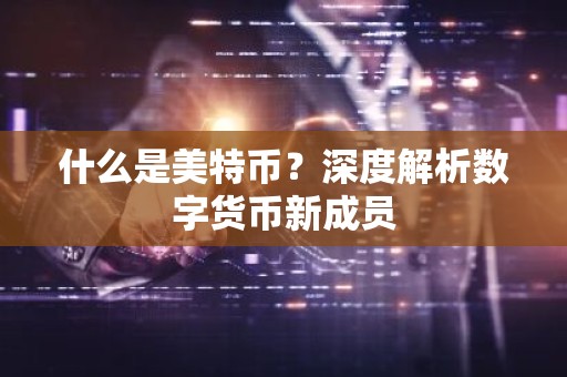 什么是美特币？深度解析数字货币新成员
