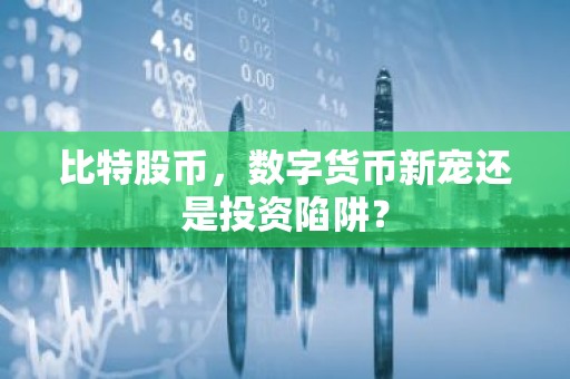 比特股币，数字货币新宠还是投资陷阱？