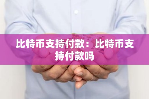 比特币支持付款：比特币支持付款吗