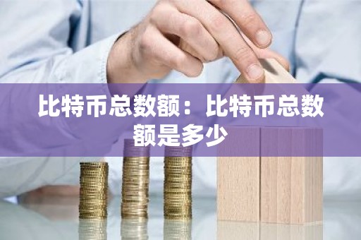 比特币总数额：比特币总数额是多少