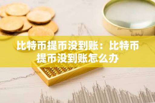 比特币提币没到账：比特币提币没到账怎么办