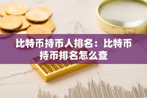 比特币持币人排名：比特币持币排名怎么查