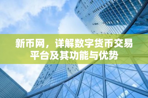 新币网，详解数字货币交易平台及其功能与优势
