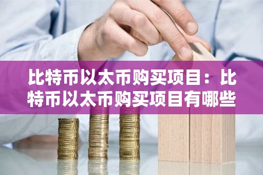 比特币以太币购买项目：比特币以太币购买项目有哪些