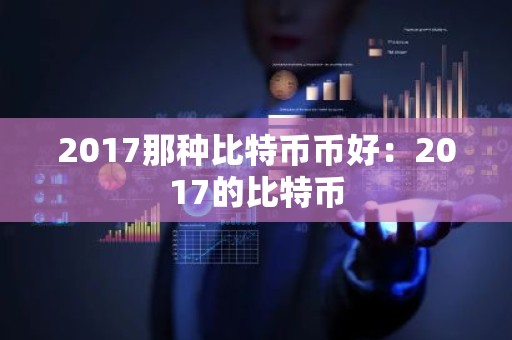 2017那种比特币币好：2017的比特币