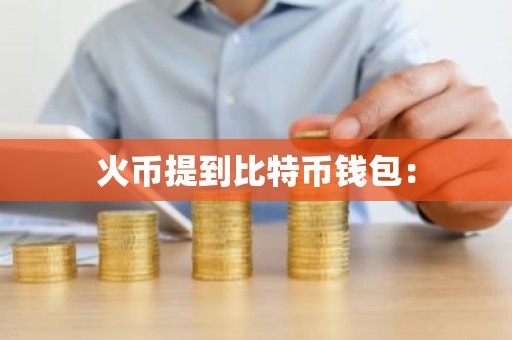 火币提到比特币钱包：