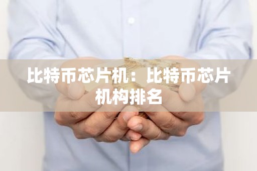 比特币芯片机：比特币芯片机构排名