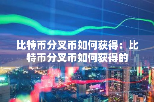 比特币分叉币如何获得：比特币分叉币如何获得的