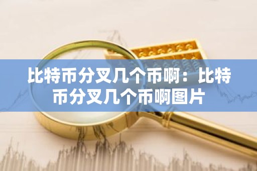 比特币分叉几个币啊：比特币分叉几个币啊图片