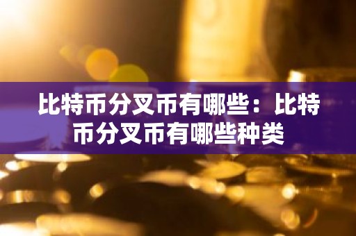比特币分叉币有哪些：比特币分叉币有哪些种类