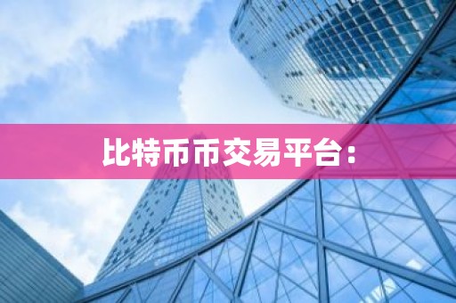 比特币币交易平台：