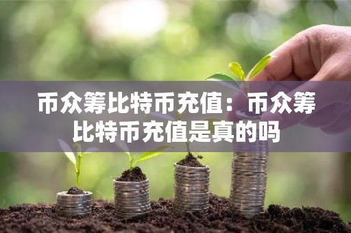币众筹比特币充值：币众筹比特币充值是真的吗