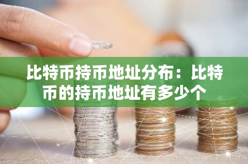 比特币持币地址分布：比特币的持币地址有多少个