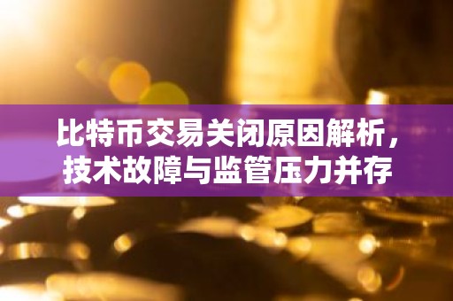 比特币交易关闭原因解析，技术故障与监管压力并存