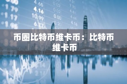 币圈比特币维卡币：比特币 维卡币