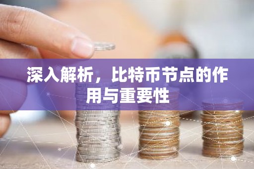 深入解析，比特币节点的作用与重要性