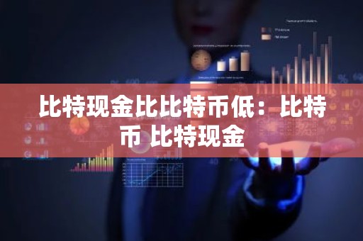 比特现金比比特币低：比特币 比特现金