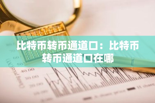 比特币转币通道口：比特币转币通道口在哪