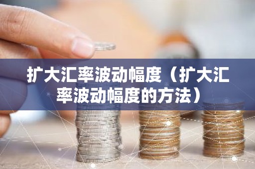 扩大汇率波动幅度（扩大汇率波动幅度的方法）