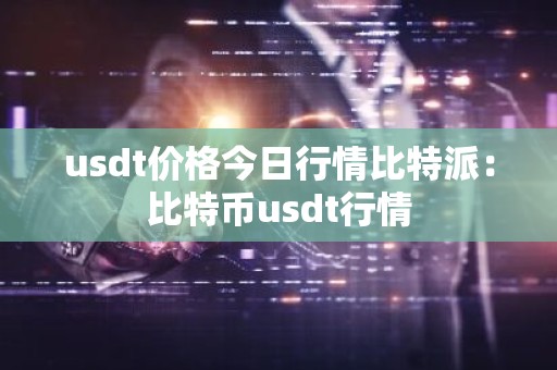 usdt价格今日行情比特派：比特币usdt行情