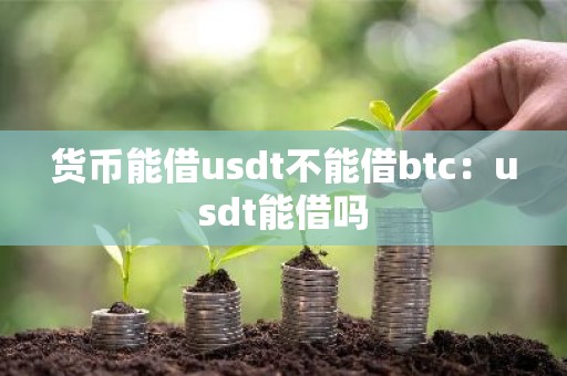 货币能借usdt不能借btc：usdt能借吗