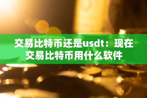 交易比特币还是usdt：现在交易比特币用什么软件