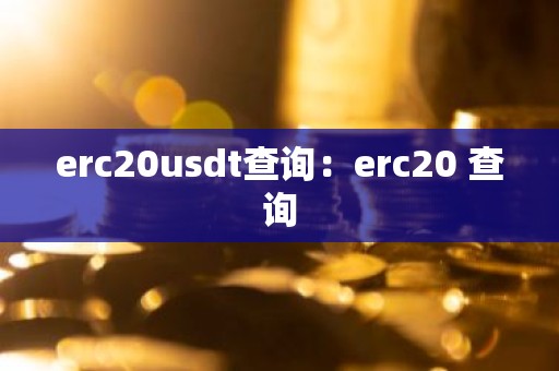erc20usdt查询：erc20 查询
