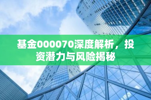 基金000070深度解析，投资潜力与风险揭秘