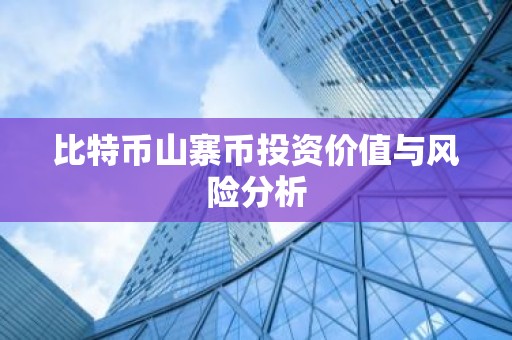 比特币山寨币投资价值与风险分析