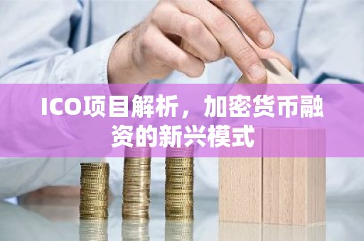 ICO项目解析，加密货币融资的新兴模式