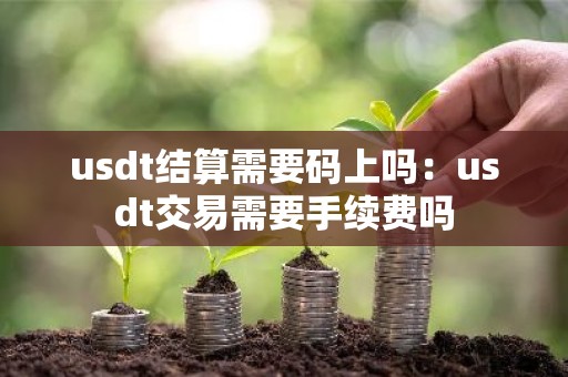 usdt结算需要码上吗：usdt交易需要手续费吗