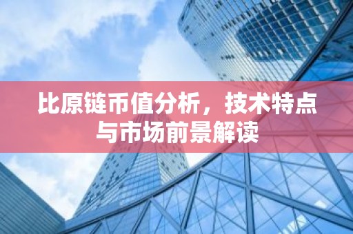 比原链币值分析，技术特点与市场前景解读