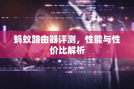 蚂蚁路由器评测，性能与性价比解析