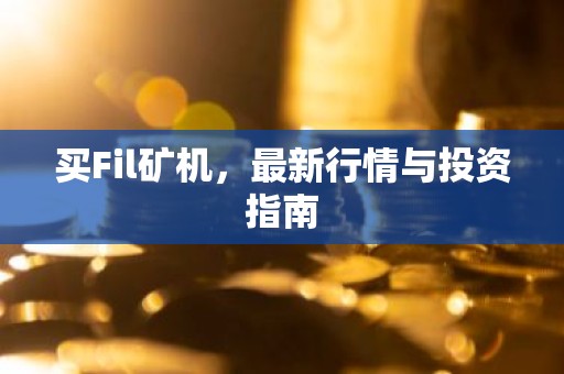 买Fil矿机，最新行情与投资指南