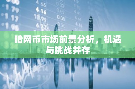 暗网币市场前景分析，机遇与挑战并存