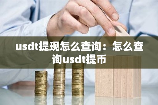 usdt提现怎么查询：怎么查询usdt提币