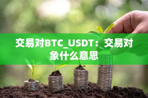 交易对BTC_USDT：交易对象什么意思