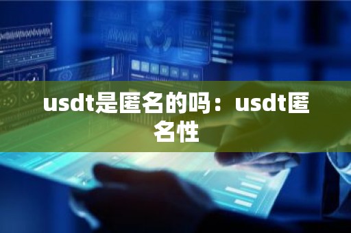 usdt是匿名的吗：usdt匿名性
