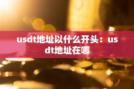 usdt地址以什么开头：usdt地址在哪